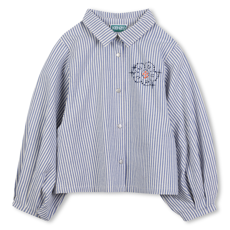 Striped cotton blouse KENZO KIDS 
                    GIRL