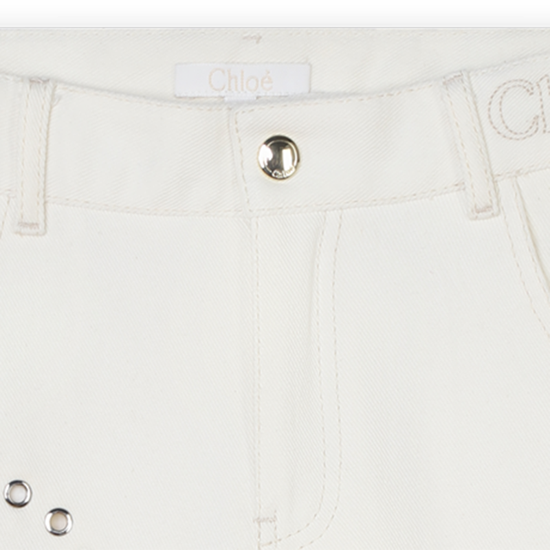 Cotton twill pants CHLOE 
                    GIRL
