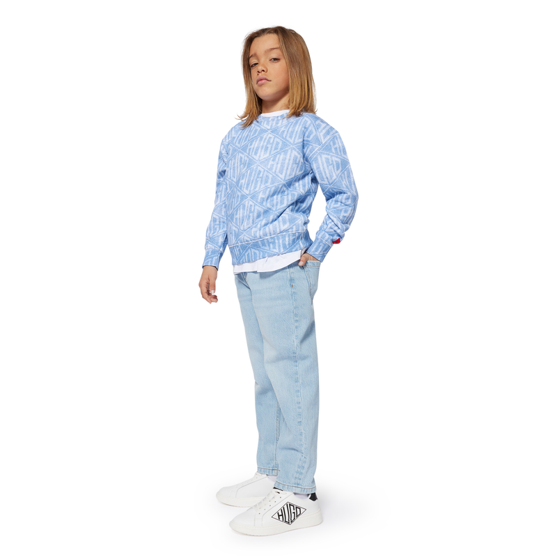 Lace-up leather trainers HUGO 
                    BOY