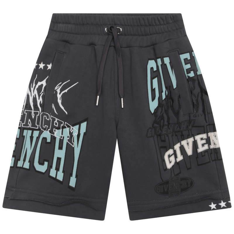 Brushed fleece Bermuda shorts GIVENCHY 
                    BOY