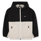 Two-tone hooded windbreaker BOSS 
                    BOY