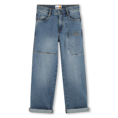 Wide adjustable-waist jeans TIMBERLAND BOY