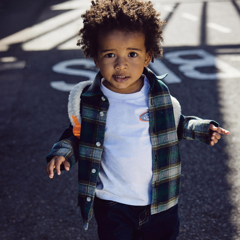 Cotton plaid shirt TIMBERLAND 
                    BOY