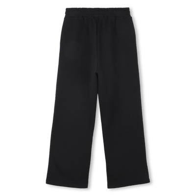 Straight cut fleece trousers KENZO KIDS BOY