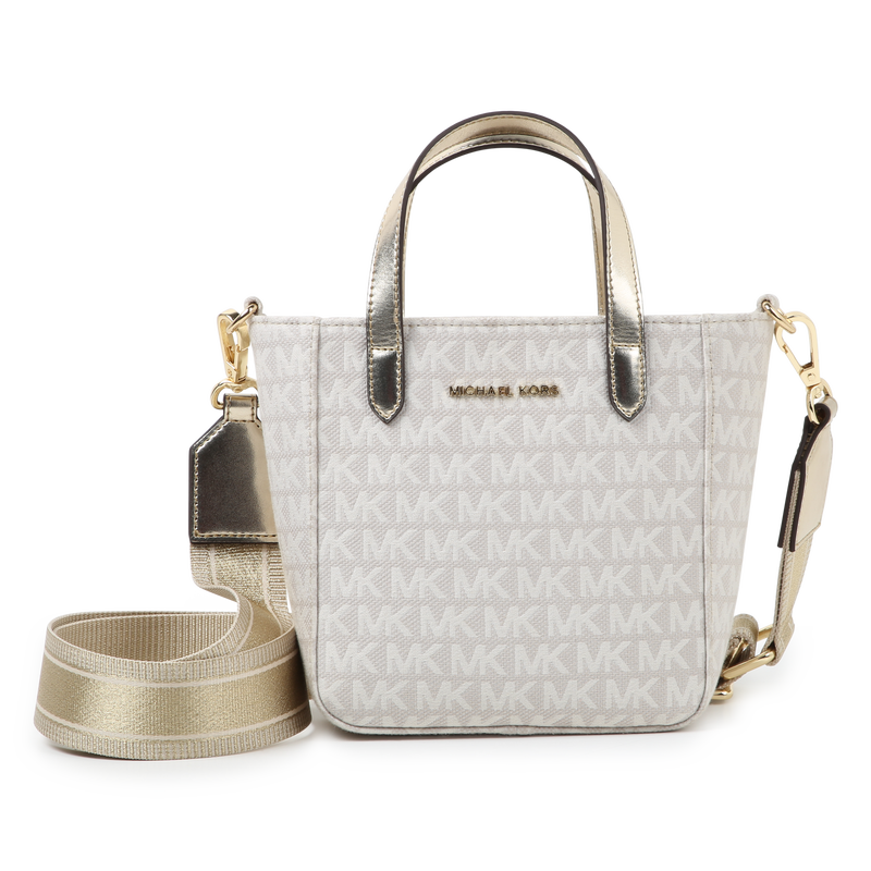 Printed zip-up tote bag MICHAEL KORS 
                        GIRL