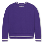 Address Graphic Sweater KARL LAGERFELD KIDS 
                    GIRL