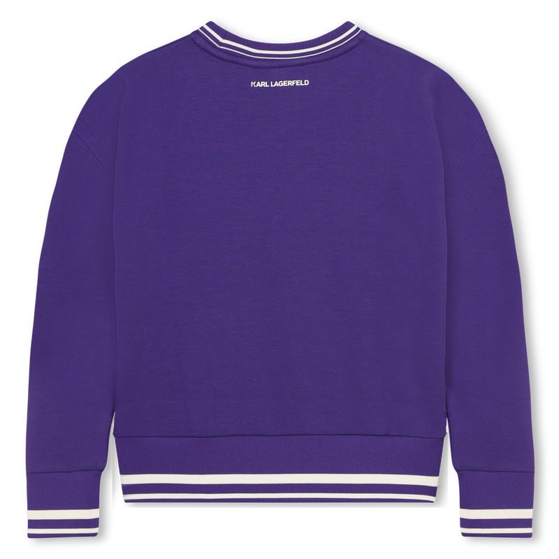 Address Graphic Sweater KARL LAGERFELD KIDS 
                        GIRL