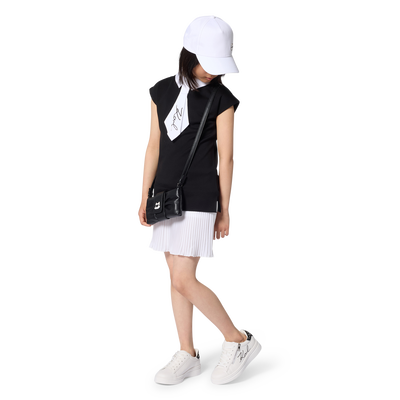 Short-Sleeved Dress KARL LAGERFELD KIDS GIRL