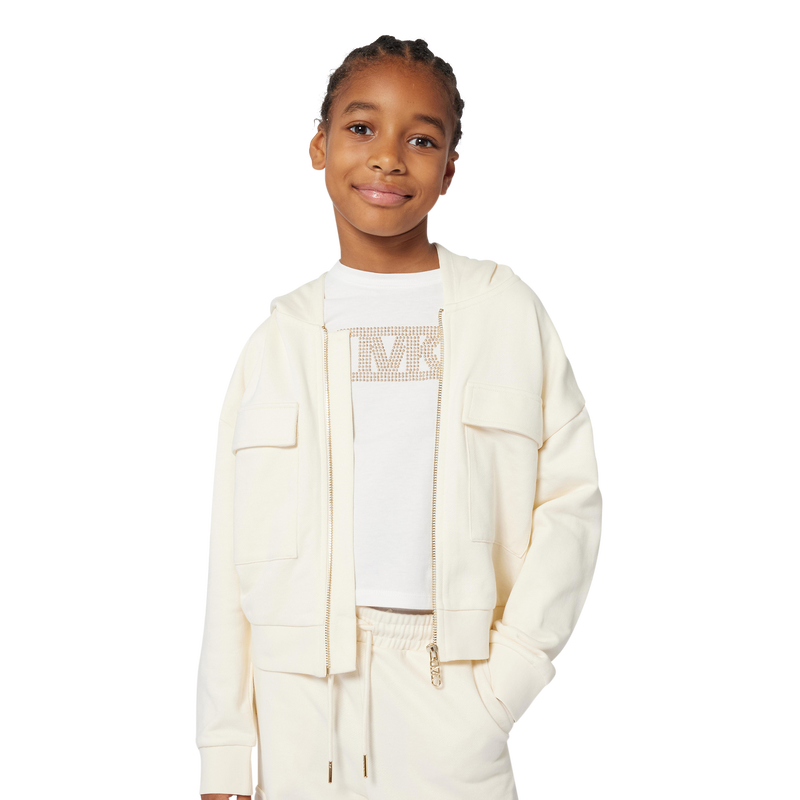 Hooded cardigan MICHAEL KORS 
                    GIRL