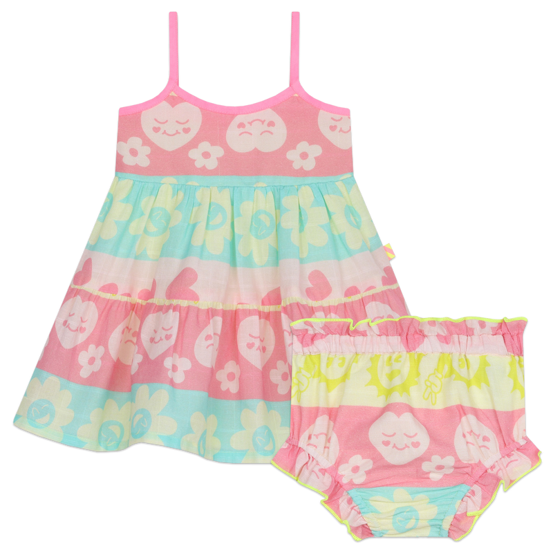 Printed cotton ensemble BILLIEBLUSH 
                    GIRL