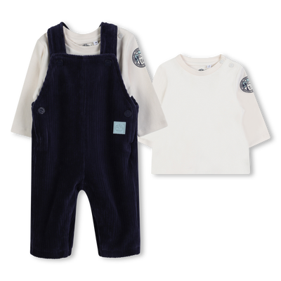 Corduroy dungaree set TIMBERLAND BOY