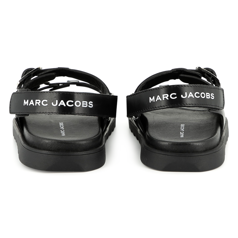Buckled leather sandals MARC JACOBS 
                    BOY