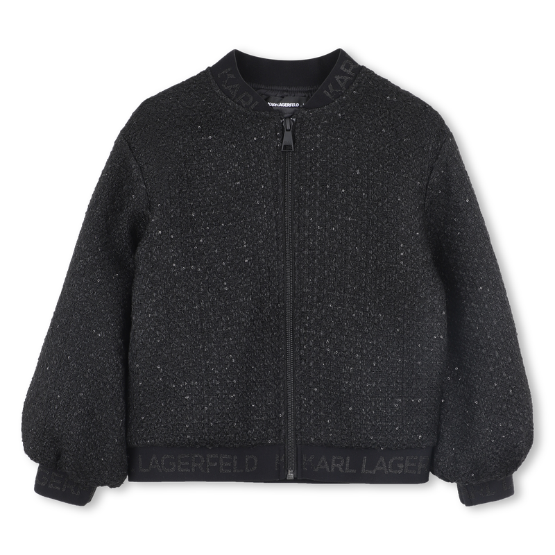 Polyester jacket KARL LAGERFELD KIDS 
                    GIRL