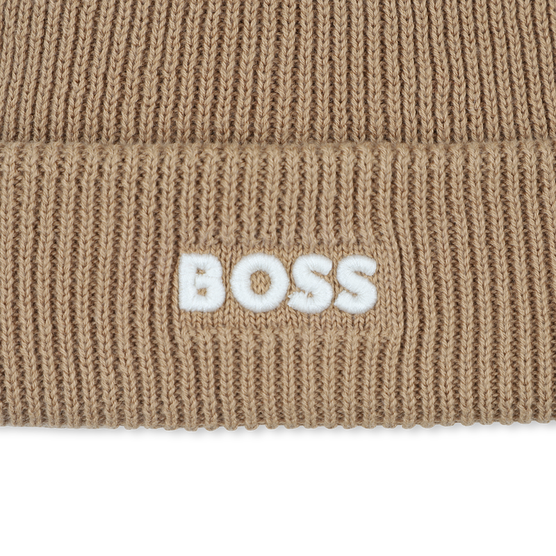 Knitted hat with pompom BOSS 
                    BOY