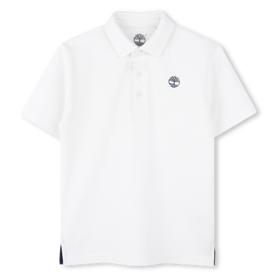 Plain polo with logo on chest TIMBERLAND BOY