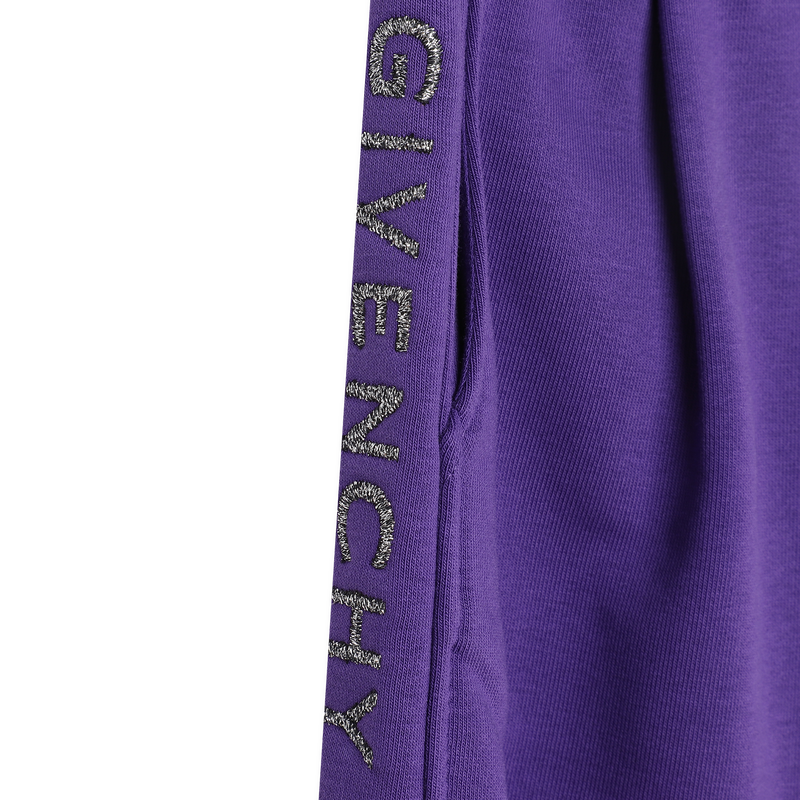 Wide-leg fleece trousers GIVENCHY 
                    GIRL