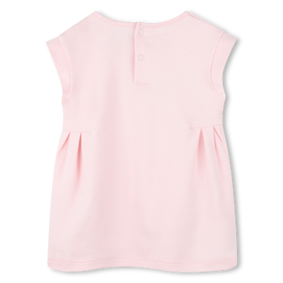 Flared dress with illustration KARL LAGERFELD KIDS GIRL