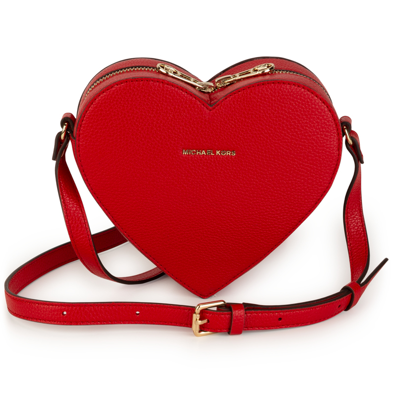 Heart Printed Handbag with Shoulder Strap