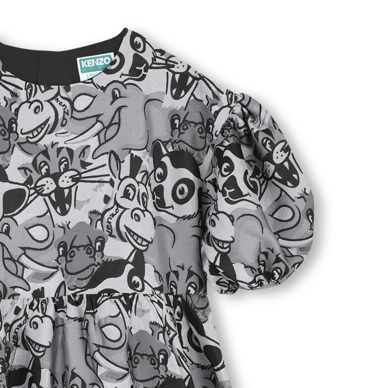 Balloon sleeve dress KENZO KIDS 
                    GIRL