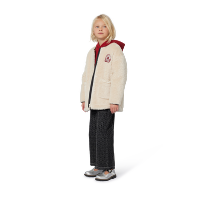 Coat with detachable hood KENZO KIDS GIRL