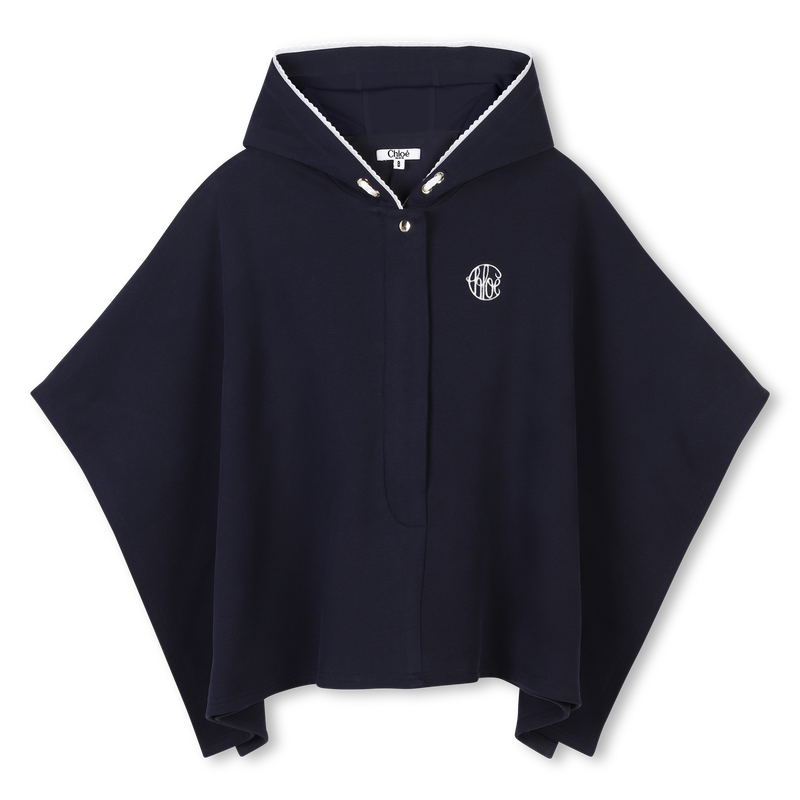 Hooded fleece cape CHLOE 
                    GIRL