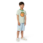 Embroidered Bermuda shorts KENZO KIDS 
                    BOY