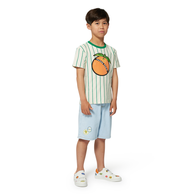 Embroidered Bermuda shorts KENZO KIDS BOY