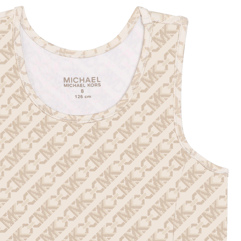 Logo-Print Cropped Cami MICHAEL KORS 
                    GIRL