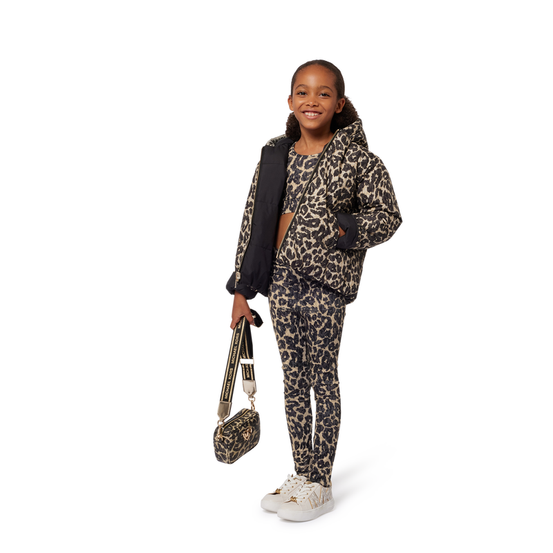 Animal-Print Leggings MICHAEL KORS 
                    GIRL