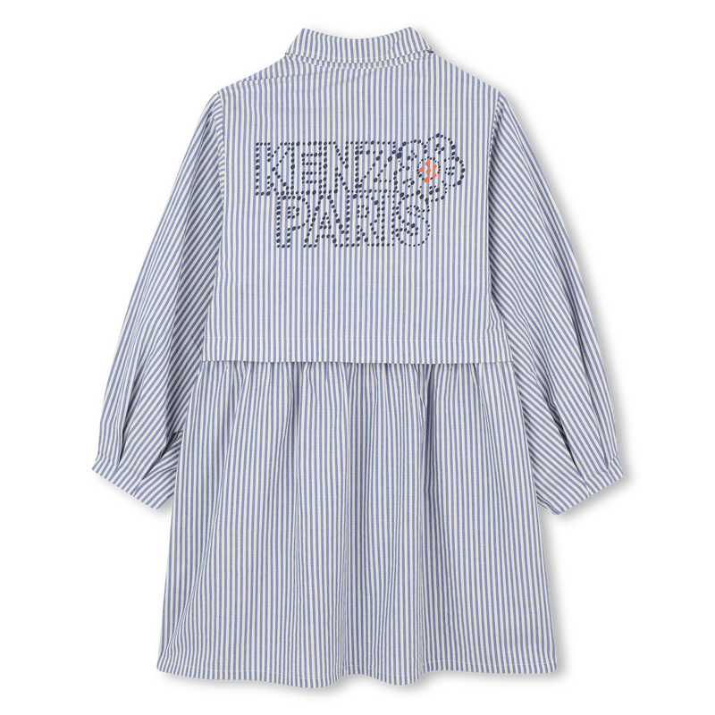 Fine stripe shirt dress KENZO KIDS 
                    GIRL