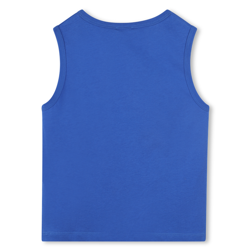 Cotton tank with logo KENZO KIDS 
                        BOY