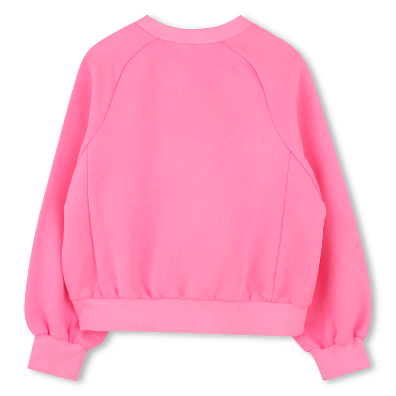 Dyed fleece sweatshirt BILLIEBLUSH 
                        GIRL
