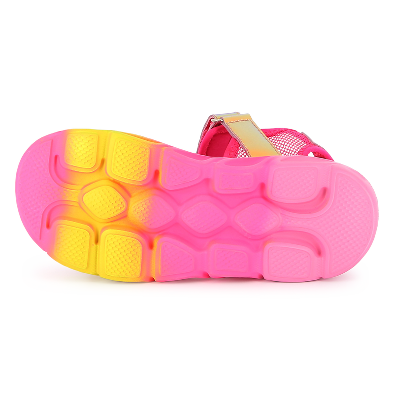 Bi-material sandals
