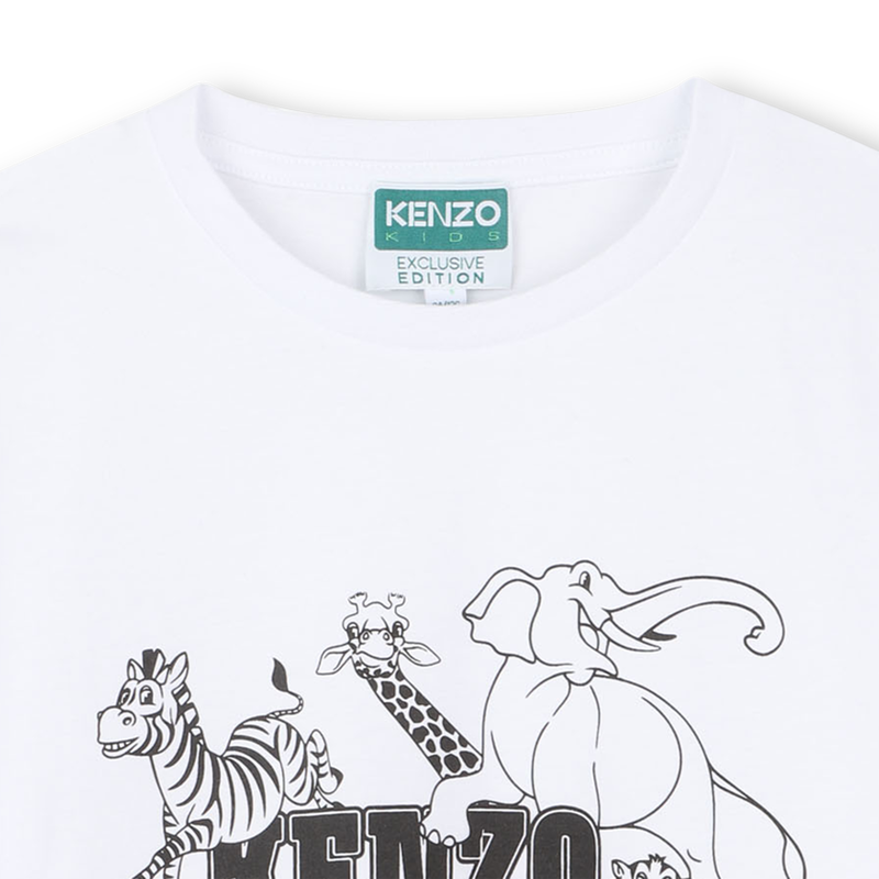 Short-sleeved cotton T-shirt KENZO KIDS 
                    BOY