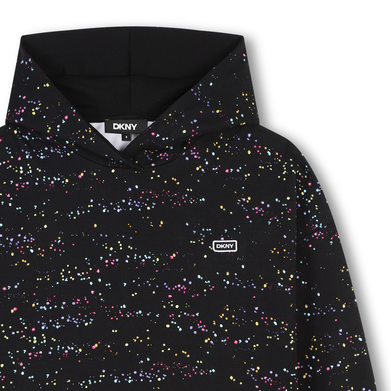 Printed Hooded Dress DKNY 
                    GIRL