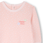 Cotton press-stud pajamas KENZO KIDS 
                    GIRL