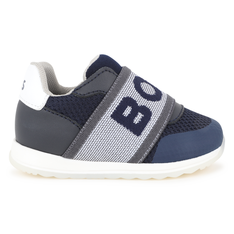 Sneakers with branded elastic BOSS 
                        BOY