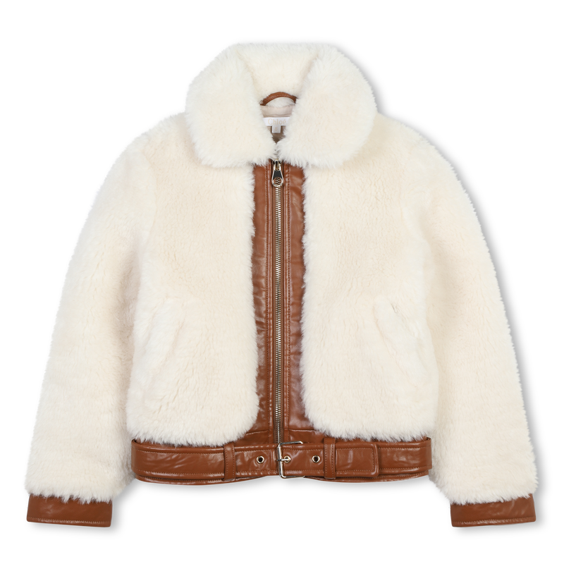 Fluffy Fleece Bomber Jacket CHLOE 
                    GIRL