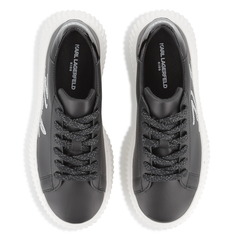 Lace-up low-top sneakers KARL LAGERFELD KIDS 
                        GIRL