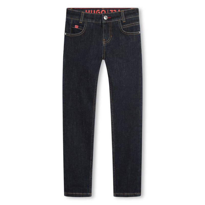 Slim-Fit Five-Pocket Jeans HUGO 
                    BOY