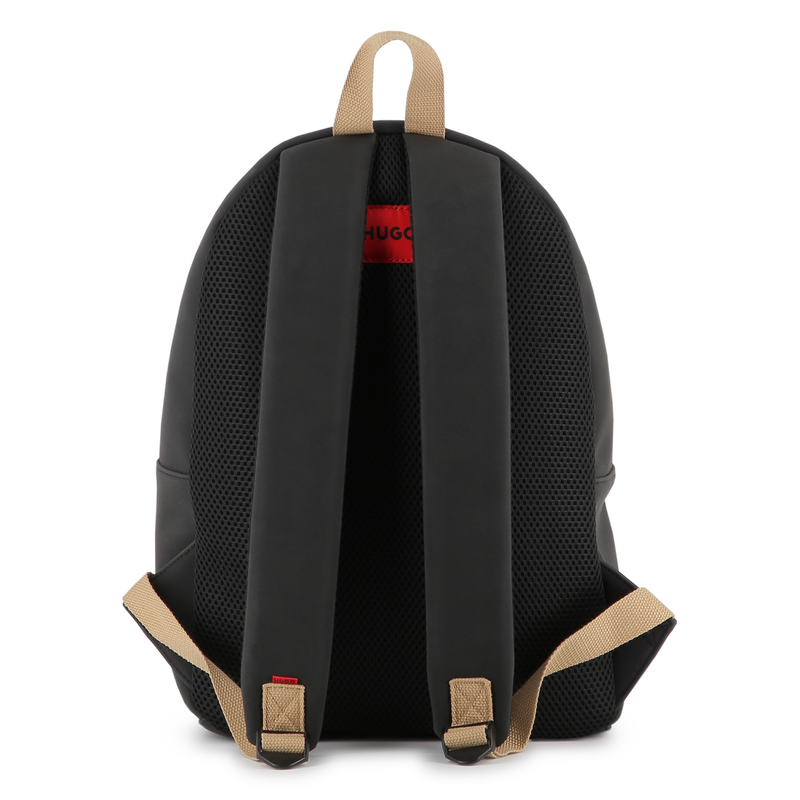 Coated textile backpack HUGO 
                        BOY