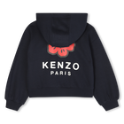 Fleece cardigan and trouser set KENZO KIDS 
                    GIRL