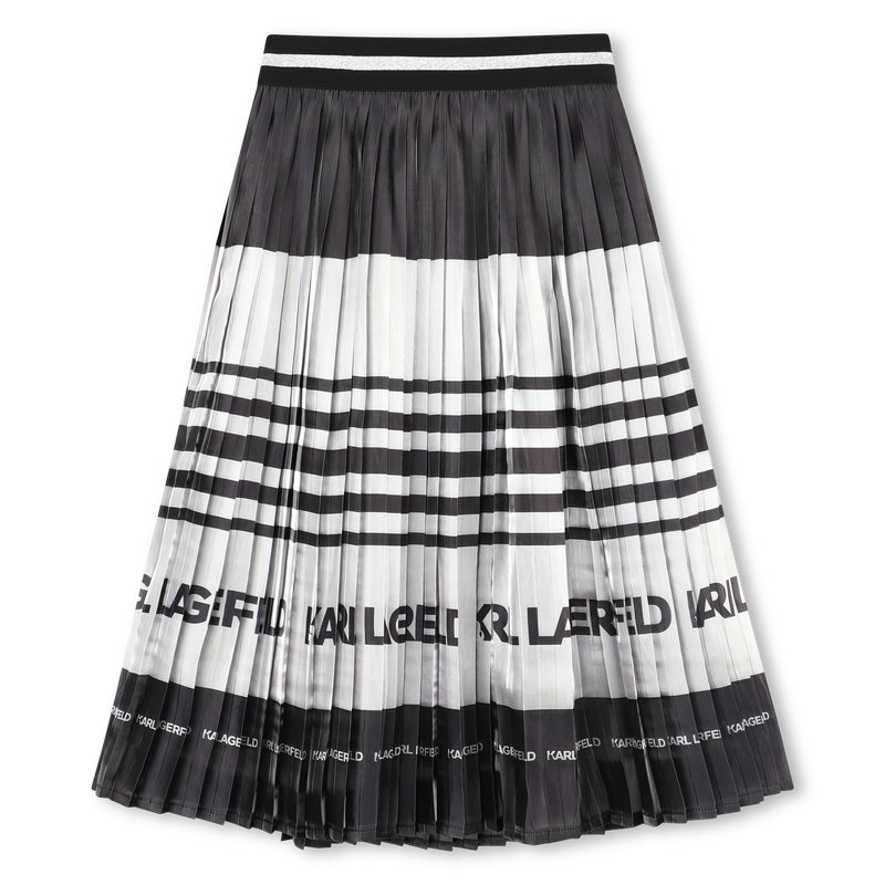 Pleated midi skirt KARL LAGERFELD KIDS 
                        GIRL