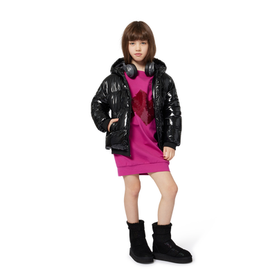 Long sleeve dress KARL LAGERFELD KIDS GIRL