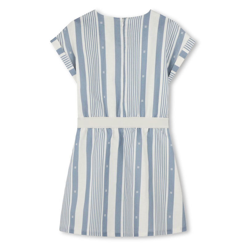 Striped linen and cotton dress GIVENCHY 
                    GIRL