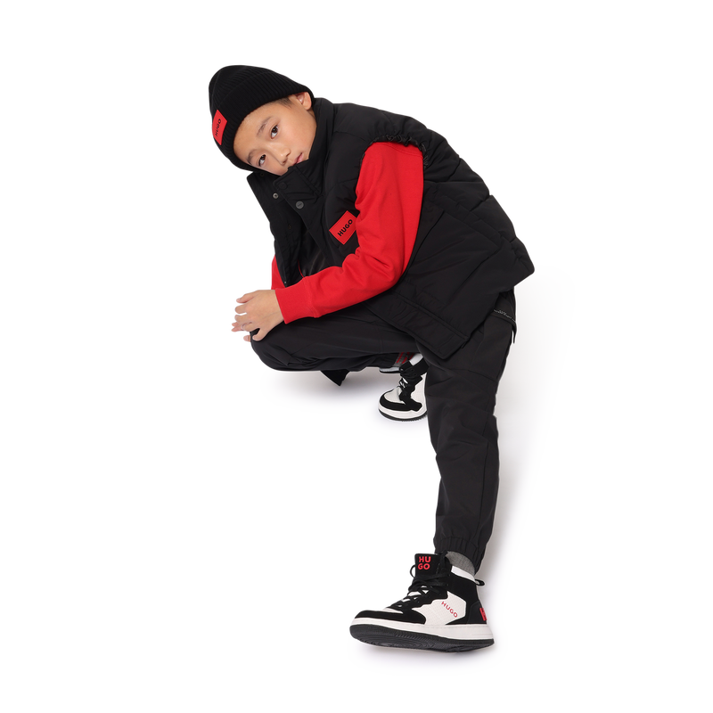 Plain Puffer Vest Jacket HUGO 
                    BOY