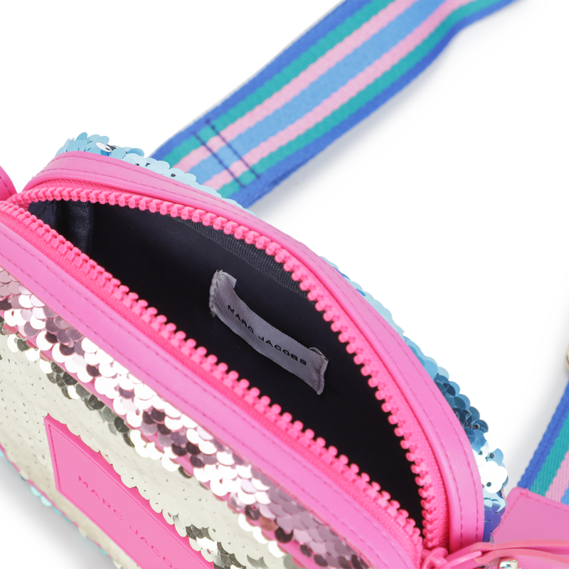 MARC JACOBS Sequined zip-up handbag