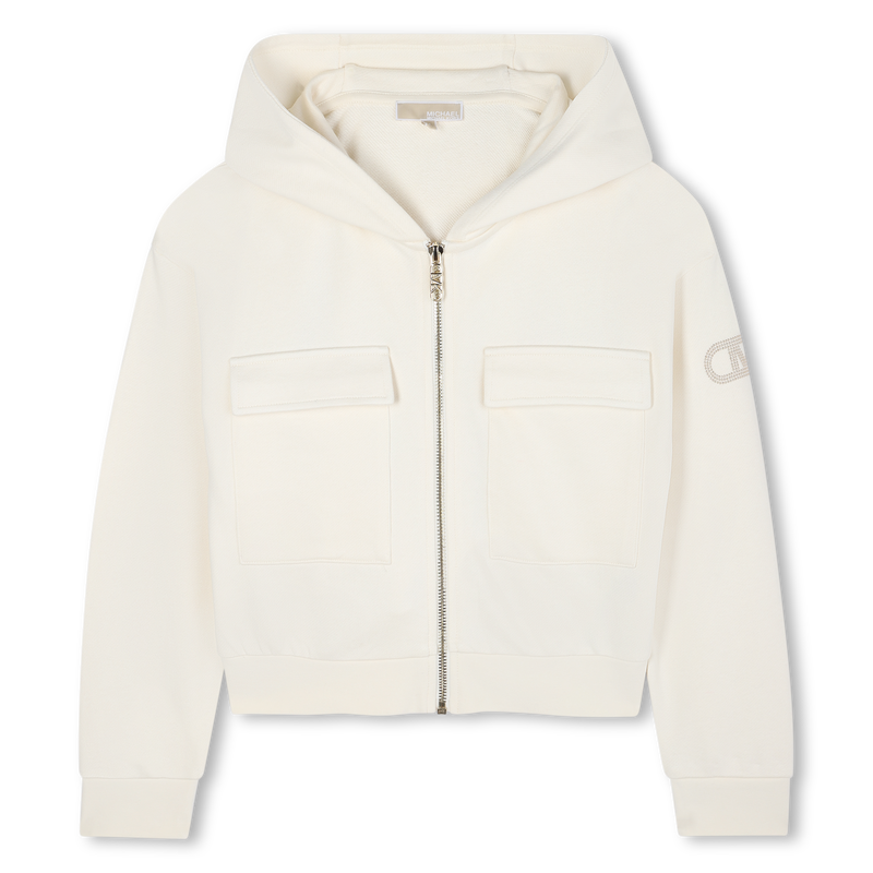 Hooded cardigan MICHAEL KORS 
                        GIRL
