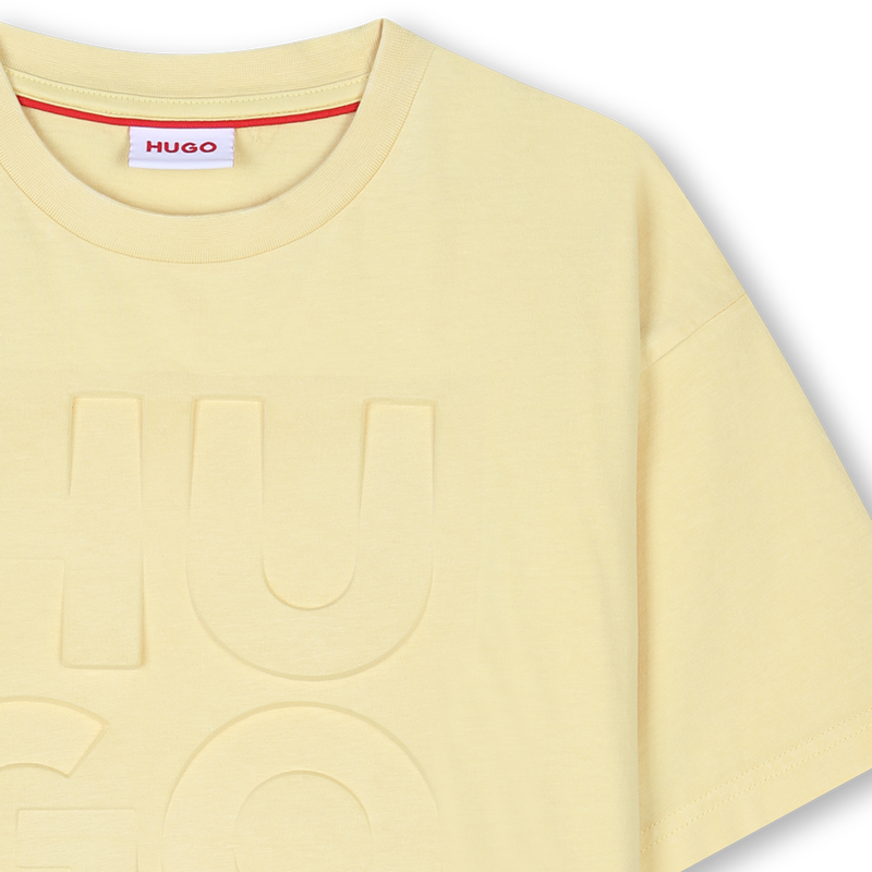 Faded cotton T-shirt HUGO 
                    BOY