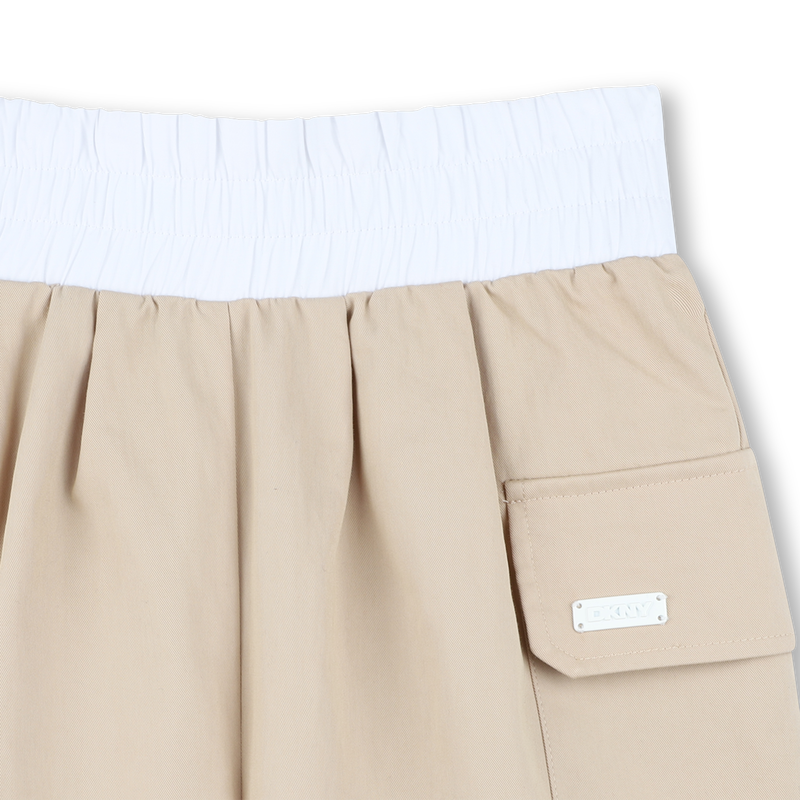 Shorts with flap pockets DKNY 
                        GIRL